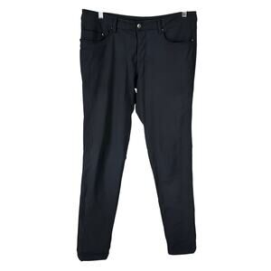 Lululemon ABC Pant Skinny Obsidian Men's Size 34 x 32 Excellent Used Condition